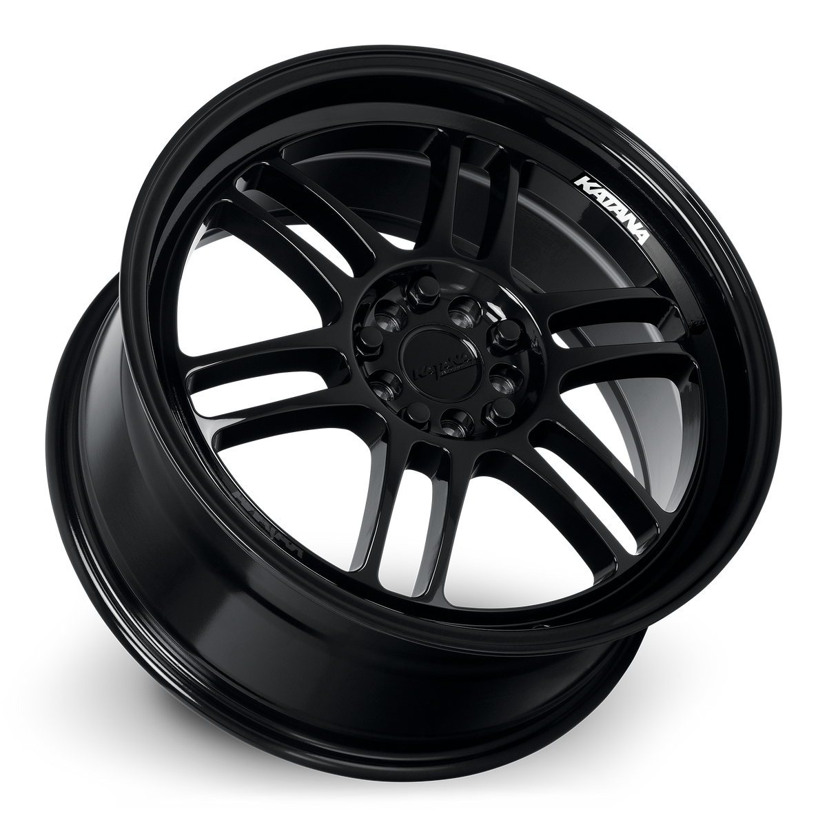 Katana KR02 Gloss Black 18x8 +40 5x105|5x114.3mm 73.1mm