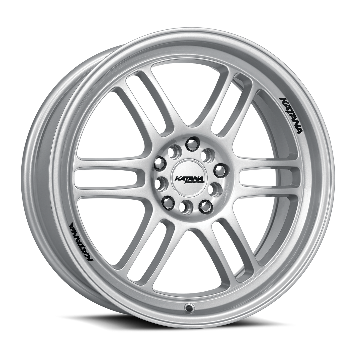 Katana KR02 Gloss Silver 17x7.5 +40 4x108|4x114.3mm 73.1mm