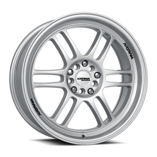 Katana KR02 Gloss Silver 17x7.5 +40 5x100|5x114.3mm 73.1mm