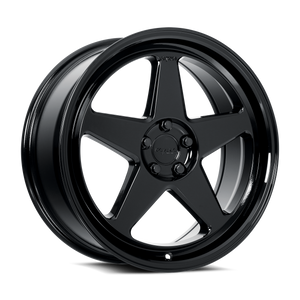 Katana KR03 Gloss Black 18x8 +40 5x112mm 73.1mm