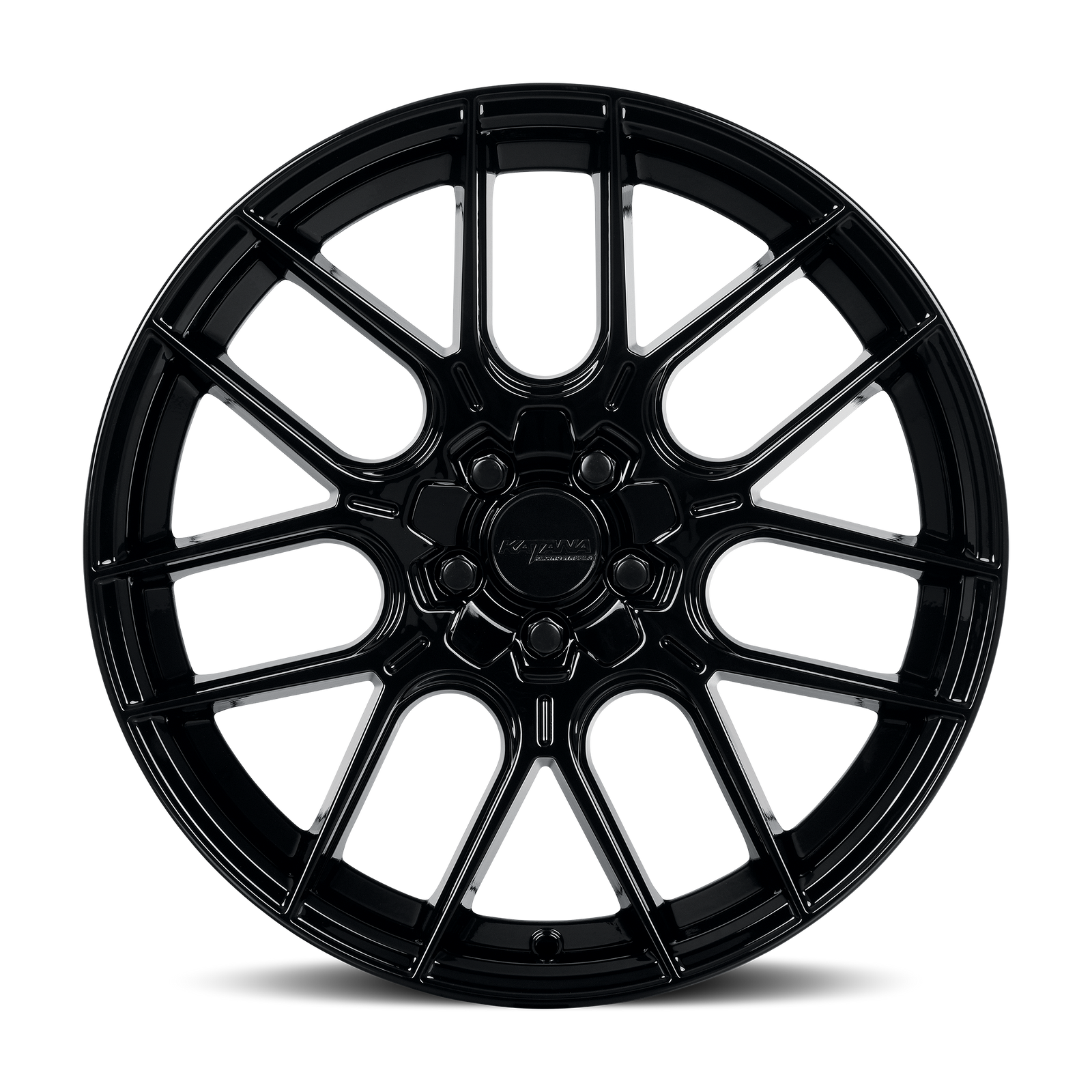 Katana KR04 Gloss Black 18x8 +40 5x110|5x114.3mm 73.1mm - Wheelwiz