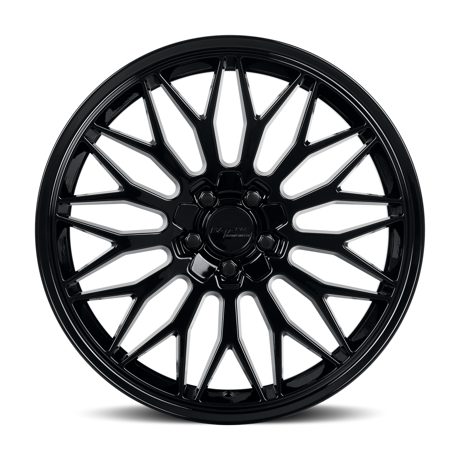 Katana KR05 Gloss Black 18x8 +40 5x108|5x114.3mm 73.1mm - Wheelwiz