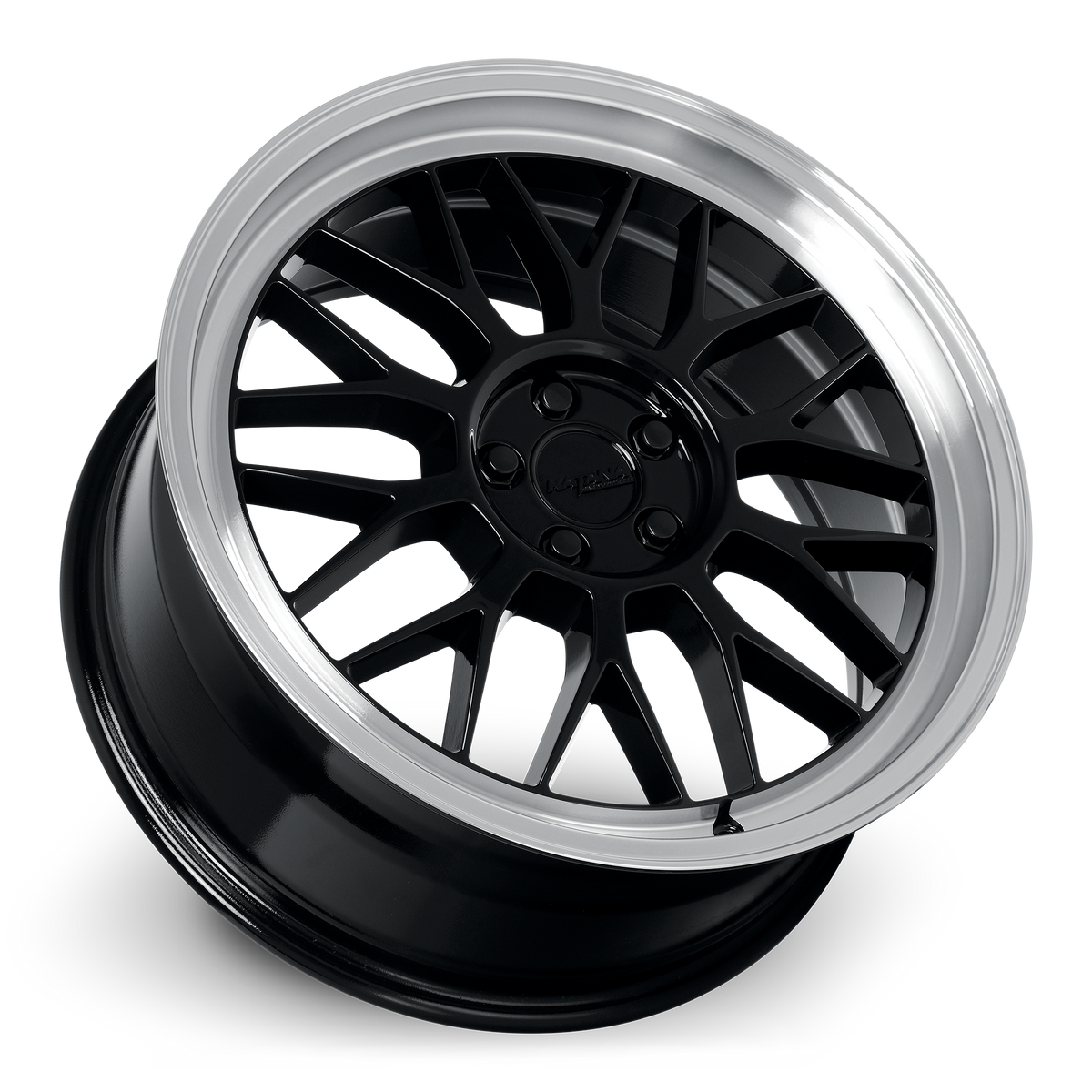 Katana KR06 Gloss Black Machined Lip 18x8 +40 5x120mm 73.1mm