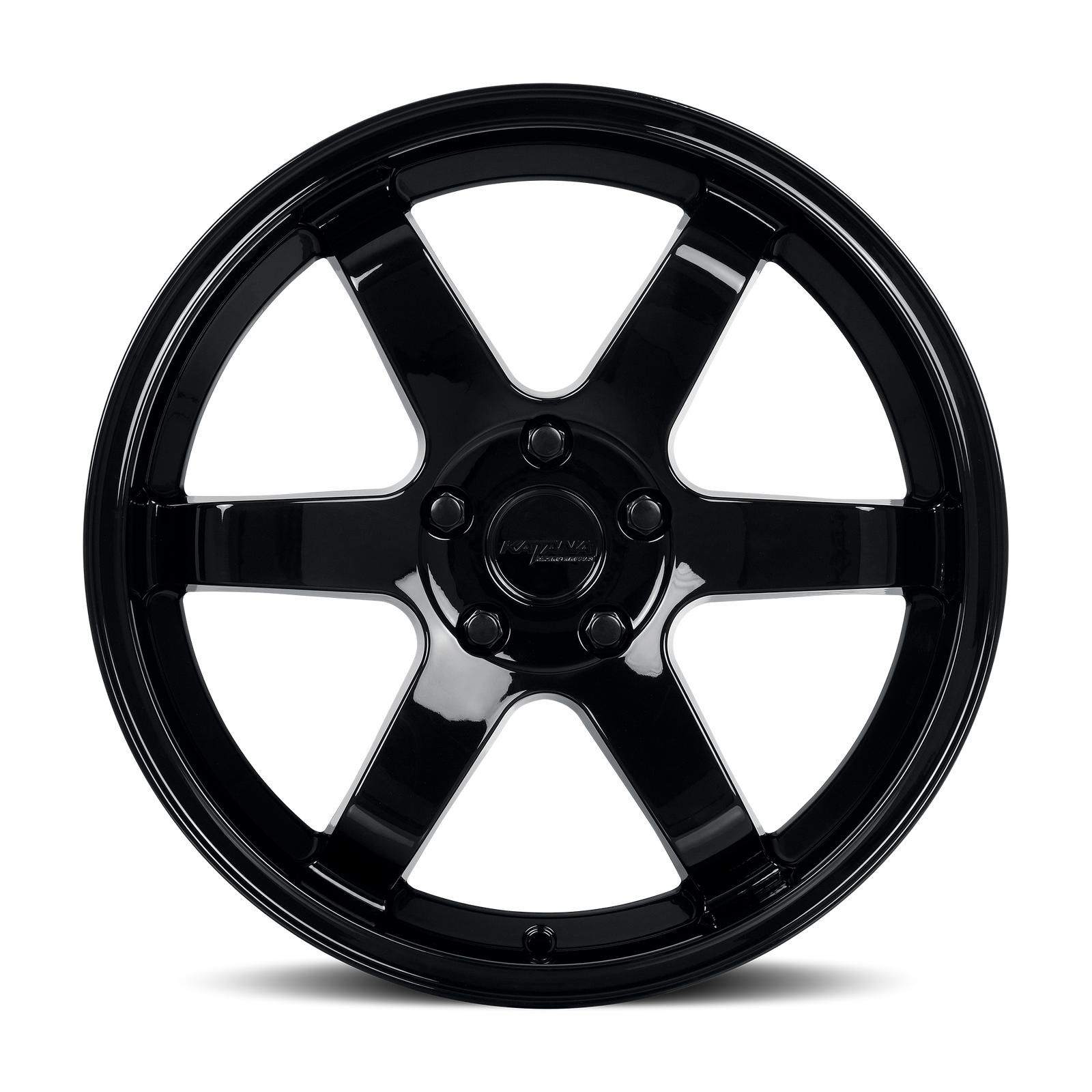 Katana KR08 Gloss Black 17x7.5 +40 5x114.3mm 73.1mm - Wheelwiz