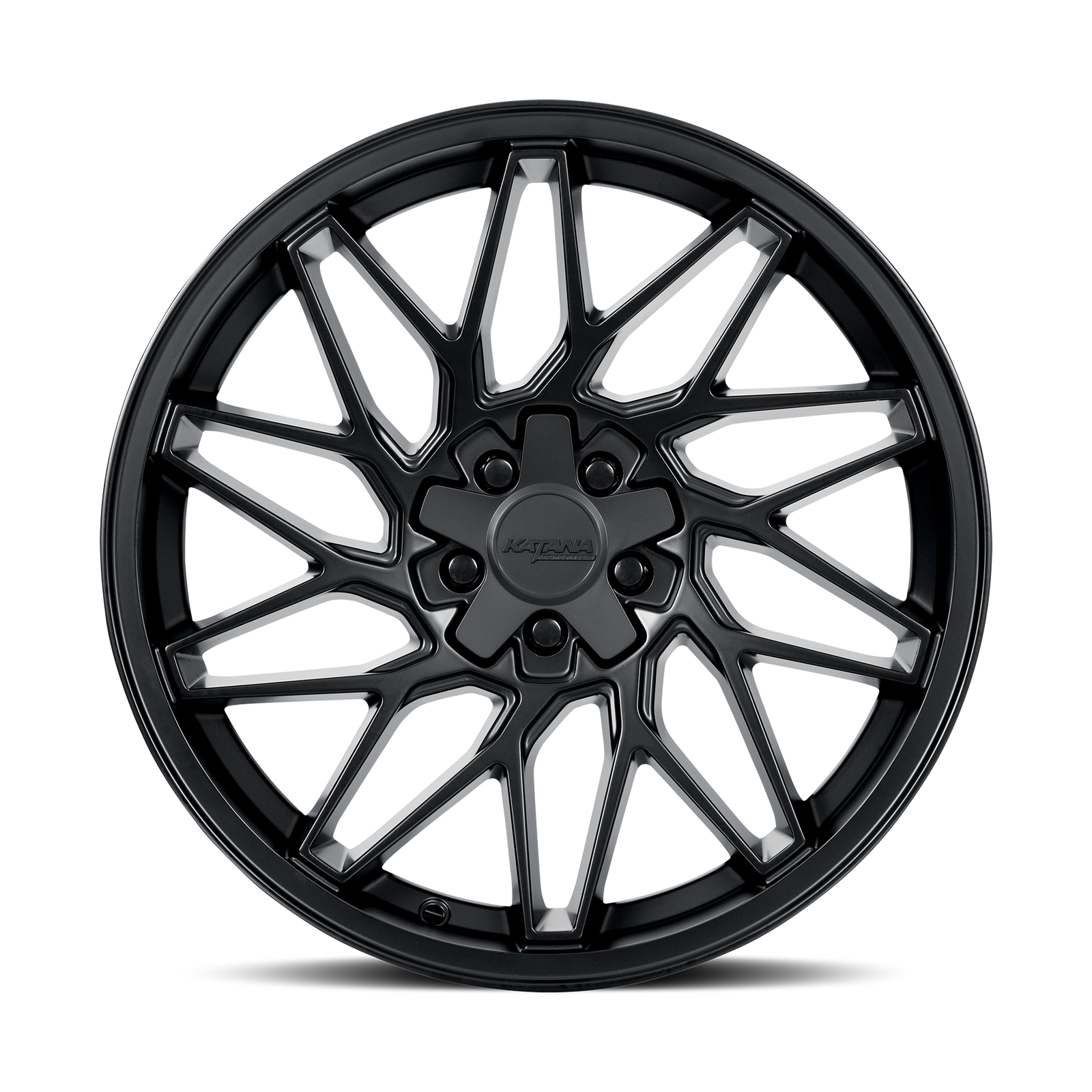 Katana KR09 Matte Black 18x8 +40 5x110|5x114.3mm 73.1mm - Wheelwiz