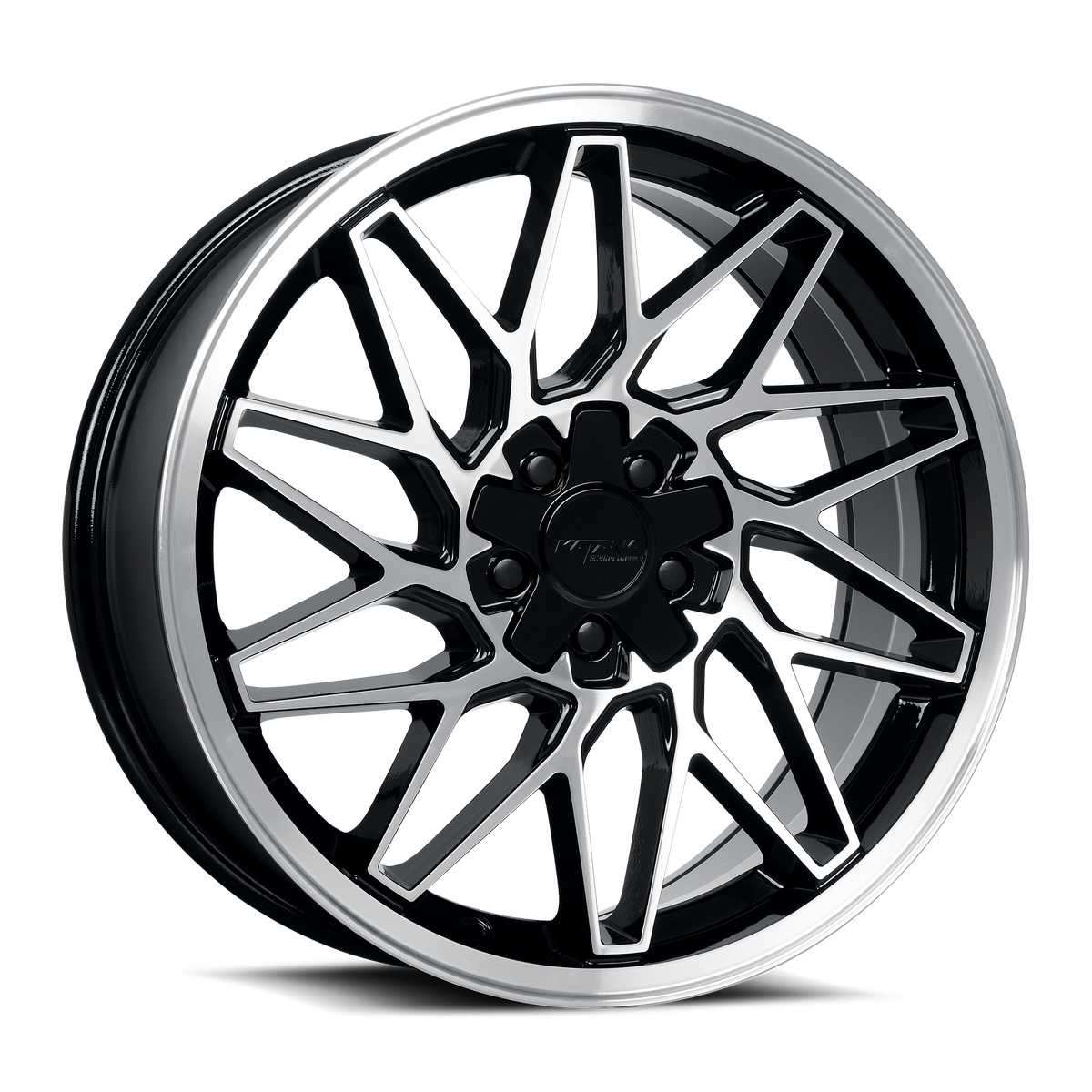 Katana KR09 Gloss Black Machined Face 18x8 +40 5x105|5x114.3mm 73.1mm