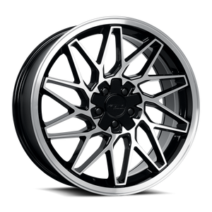 Katana KR09 Gloss Black Machined Face 18x8 +40 5x112|5x114.3mm 73.1mm