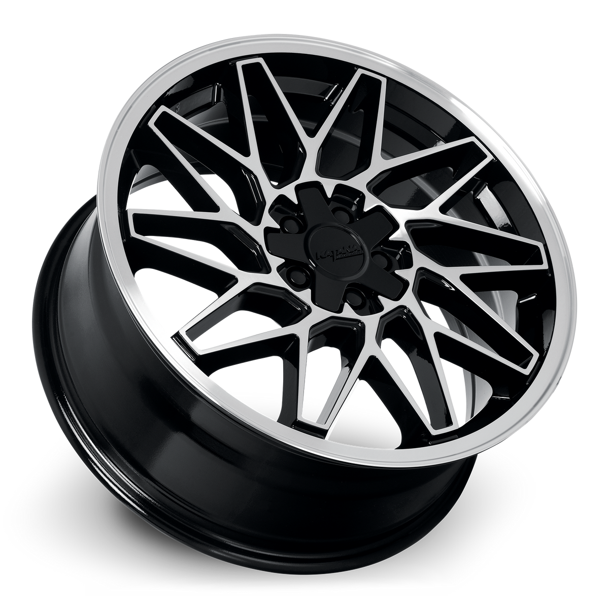 Katana KR09 Gloss Black Machined Face 18x8 +40 5x100|5x114.3mm 73.1mm