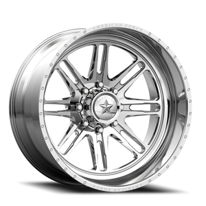 American Force CKH31 Knight CC Polished 22x14 -90 5x139.7mm 108mm - Wheelwiz