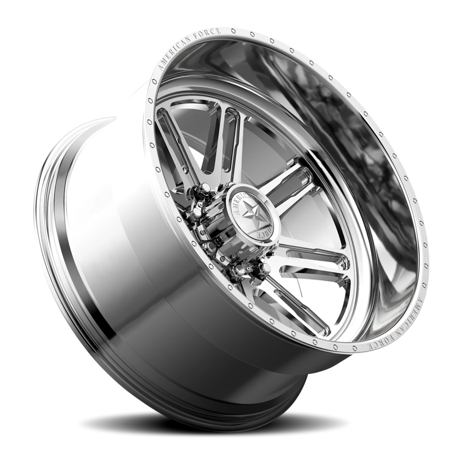 American Force CKH31 Knight CC Polished 26x14 -90 6x139.7mm 108mm - Wheelwiz
