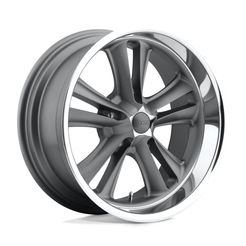 Foose F099 KNUCKLE Matte Gun Metal Machined 17x7 +01 5x114.3mm 72.6mm - WheelWiz