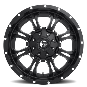 Fuel Offroad D517 KRANK Matte Black Milled 18x9 +01 5x139.7|5x150mm 110.1mm - Wheelwiz