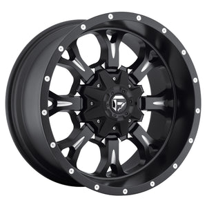 Fuel Offroad D517 KRANK Matte Black Milled 18x9 +01 5x139.7|5x150mm 110.1mm - Wheelwiz