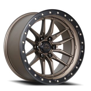 Lock Offroad Krawler Matte Bronze W/ Matte Black Ring 20x9 0 6x139.7mm 106.2mm