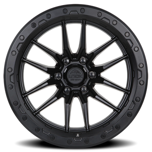 Lock Offroad Krawler Matte Black W/ Matte Black Ring 18x9 -12 5x127mm 71.6mm