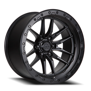 Lock Offroad Krawler Matte Black W/ Matte Black Ring 20x10 -18 8x170mm 125.2mm