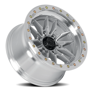 Lock Offroad Krawler Machined Silver W/ Clear Coat 17x9 0 6x139.7mm 106.2mm