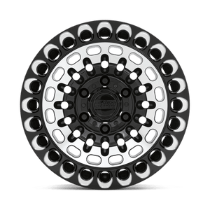 Black Rhino LABYRINTH Gloss Black W Mach Face & Mill 17x9.5 +12 6x135mm 87.1mm - Wheelwiz