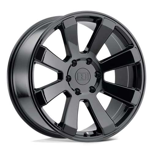 Level 8 ENFORCER Gloss Black 18x9 +09 6x120mm 67.1mm - WheelWiz