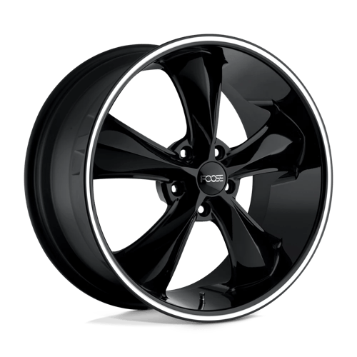 Foose F104 LEGEND Gloss Black Milled 20x10 0 5x127mm 78.1mm - Wheelwiz