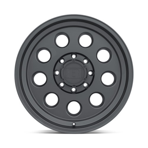 Level 8 HAULER Matte Black 17x8.5 -6 5x127mm 71.5mm - Wheelwiz