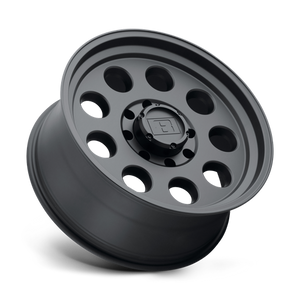 Level 8 HAULER Matte Black 16x8.5 -25 5x127mm 71.5mm - Wheelwiz