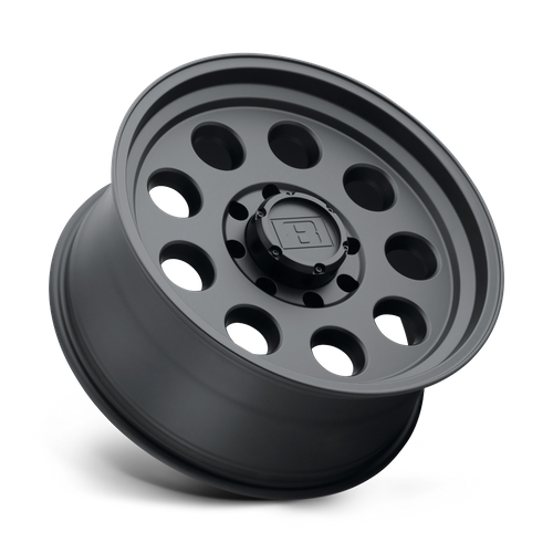 Level 8 HAULER Matte Black 15x8 -30 5x127mm 71.5mm - Wheelwiz