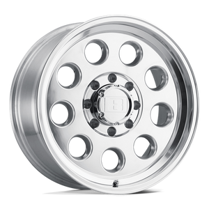 Level 8 HAULER Polished 17x8.5 -6 5x127mm 71.5mm - WheelWiz