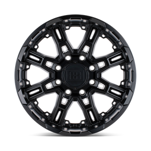 Level 8 SLINGSHOT Matte Black 17x8.5 -10 6x139.7mm 112.1mm - Wheelwiz