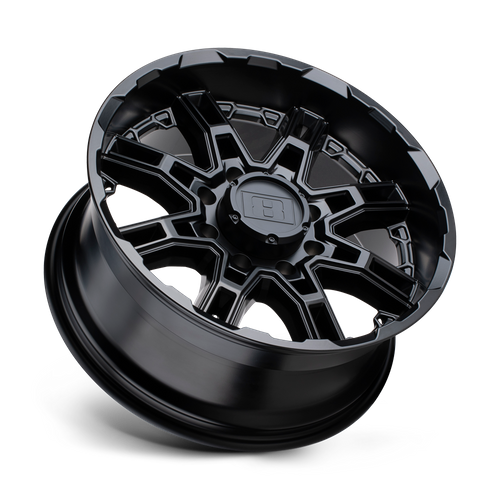 Level 8 SLINGSHOT Matte Black 17x8.5 +10 6x120mm 67.1mm - WheelWiz