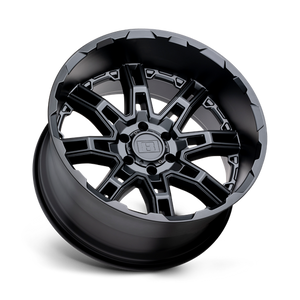 Level 8 SLINGSHOT Matte Black Big X Factor 18x9 +10 6x120mm 67.1mm - WheelWiz