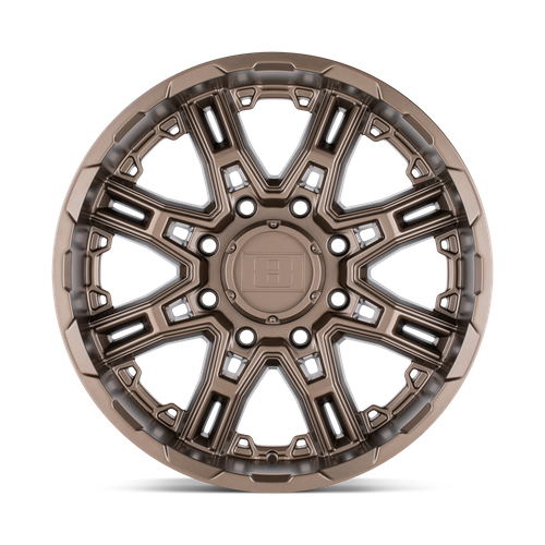 Level 8 SLINGSHOT Matte Bronze 17x8.5 +10 6x132mm 74.5mm - Wheelwiz