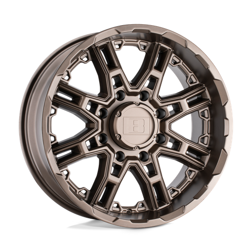 Level 8 SLINGSHOT Matte Bronze 17x8.5 +10 6x139.7mm 112.1mm - Wheelwiz