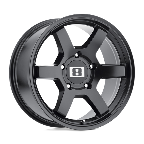 Level 8 MK6 Matte Black 16x8 0 6x139.7mm 106.1mm - Wheelwiz