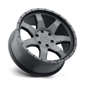 Level 8 SLAM Matte Black 17x8.5 -12 6x139.7mm 112.1mm - Wheelwiz