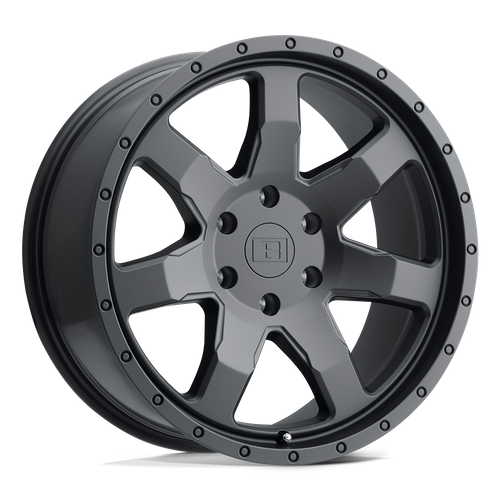Level 8 SLAM Matte Black 18x9 +09 6x139.7mm 112.1mm - WheelWiz