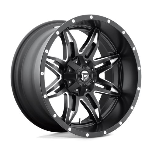 Fuel Offroad D567 LETHAL Matte Black Milled 20x10 -12 8x180mm 125.1mm - WheelWiz