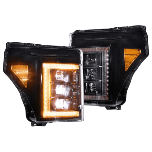 Morimoto XB HEADLIGHTS SUPER DUTY 11-16 AMBER DRL - Wheelwiz