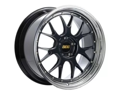 BBS LMR 20x9.5 +23 5x120 PFS BLACK BLUE GLOSS - WheelWiz