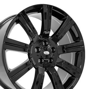 OE Wheels Replica LR01 Gloss Black 22x10.0 +50 5x120mm 72.6mm