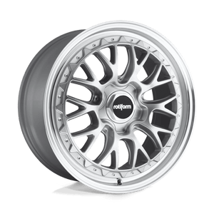 Rotiform R155 LSR Gloss Silver Machined 18x9.5 +25 5x100mm 57.1mm - Wheelwiz