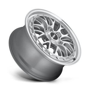 Rotiform R155 LSR Gloss Silver Machined 19x10 +35 5x112mm 66.6mm - Wheelwiz