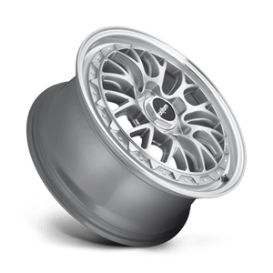 Rotiform R155 LSR Gloss Silver Machined 18x8.5 +45 5x112mm 66.6mm - Wheelwiz