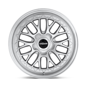 Rotiform R155 LSR Gloss Silver Machined 18x8.5 +45 5x112mm 66.6mm - Wheelwiz