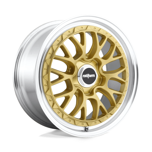 Rotiform R156 LSR Matte Gold Machined 19x8.5 +35 5x112mm 66.6mm - Wheelwiz
