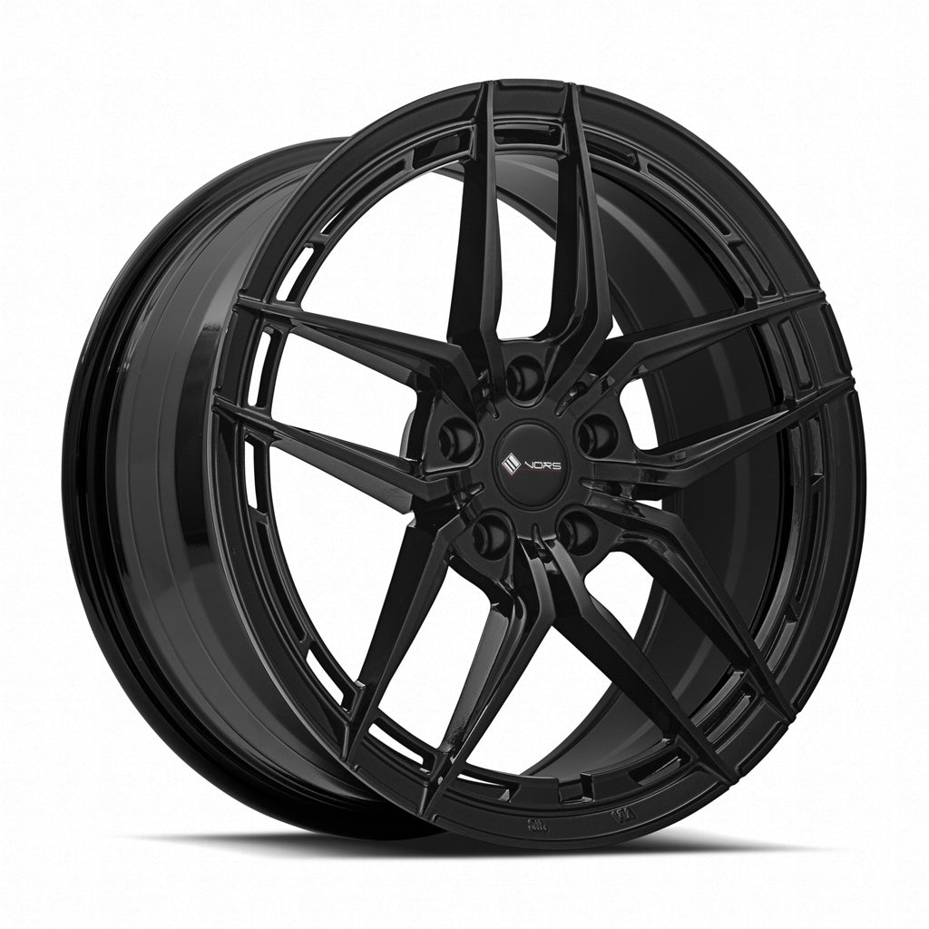 Vors LT53 Gloss Black 18x8 +35 5x110mm 73.1mm - Wheelwiz