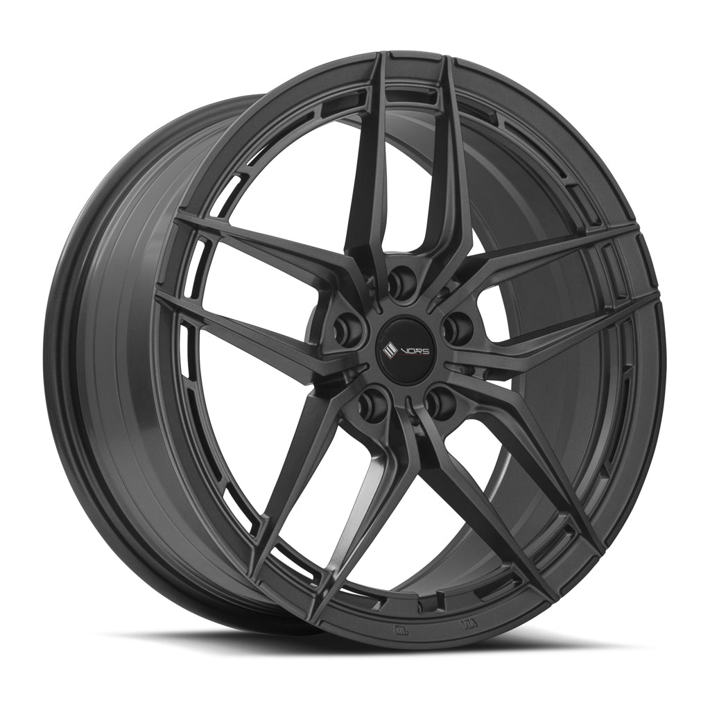 Vors LT53 Gloss Gun Metal 18x8 +35 5x108mm 73.1mm - Wheelwiz
