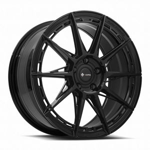 Vors LT55 Gloss Black 18x8 +35 5x120mm 73.1mm - Wheelwiz