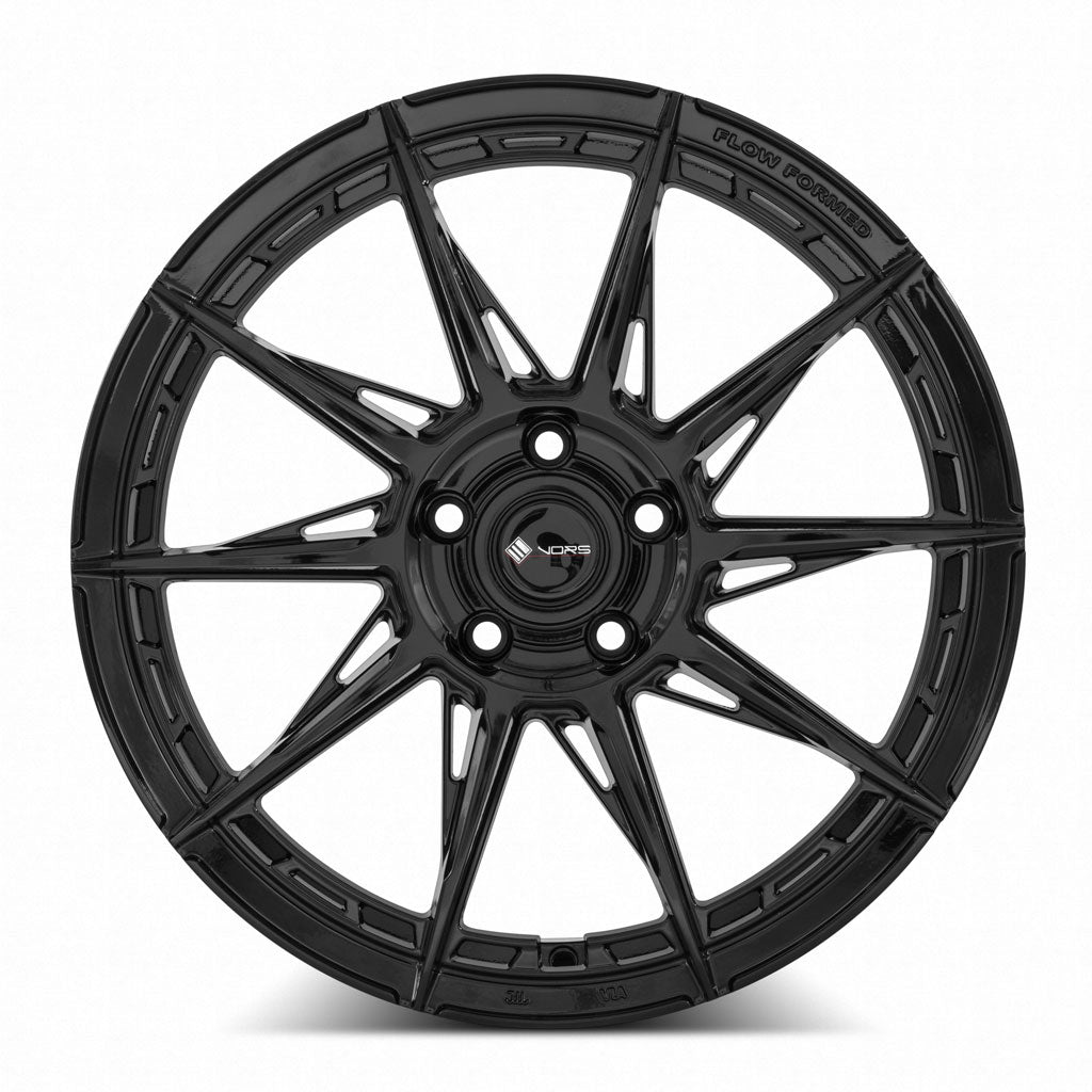 Vors LT55 Gloss Black 18x8 +35 5x108mm 73.1mm - Wheelwiz
