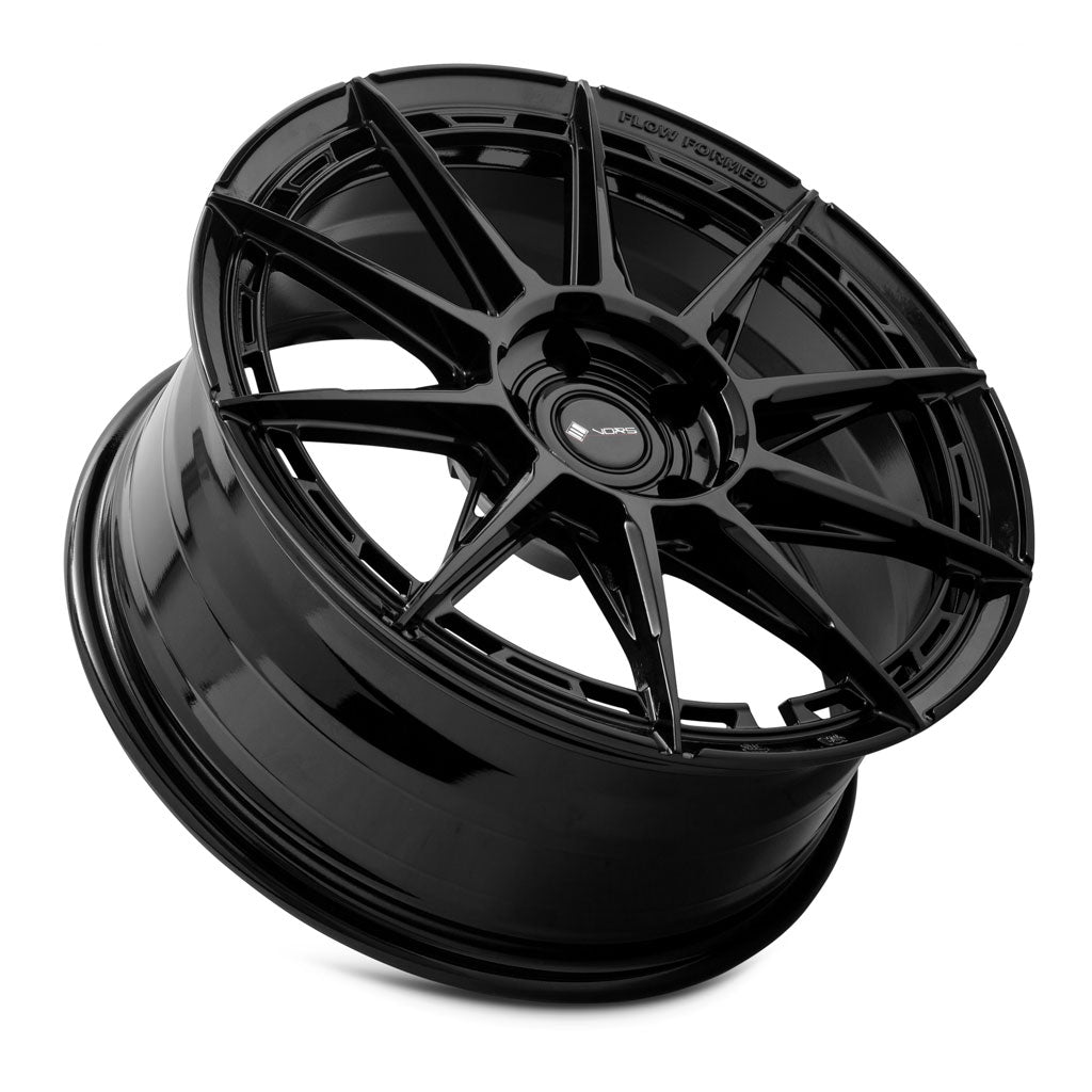 Vors LT55 Gloss Black 18x8 +35 5x108mm 73.1mm - Wheelwiz